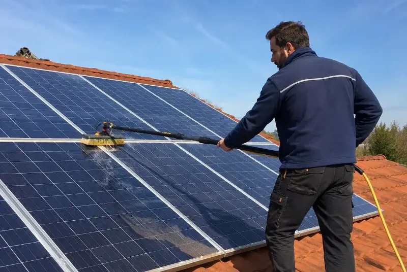 Nettoyage et entretien de panneaux solaires à Saubusse
