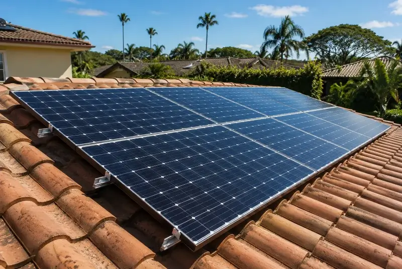 Installation de panneaux solaires à Saubusse